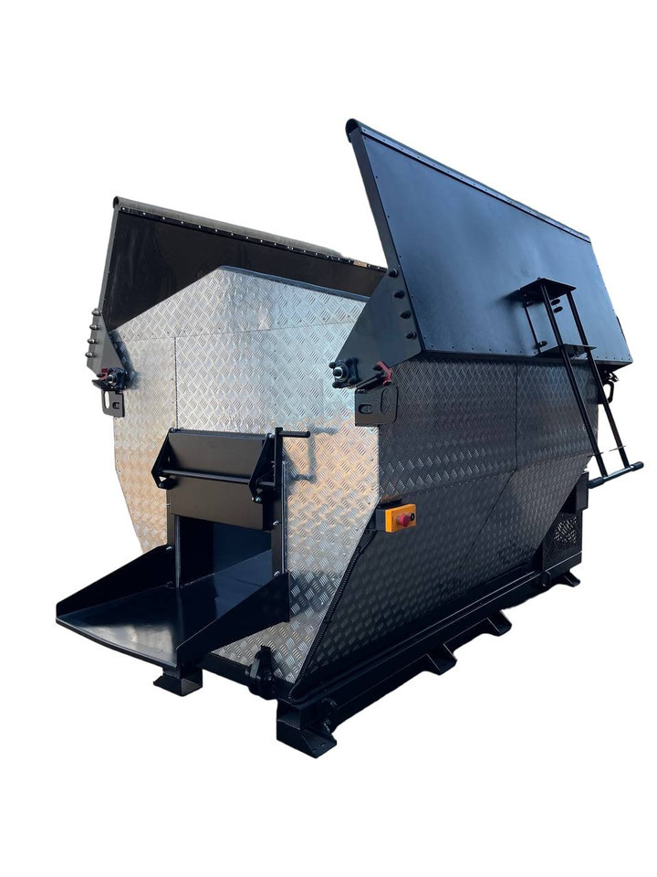 TICAB Asphalt Hot Box from the Manufacturer for 2,8 t, termiskais bunkurs asfaltam HB-2 - Travaux routiers: photos 2 TICAB Asphalt Hot Box from the Manufacturer for 2,8 t, termiskais bunkurs asfaltam HB-2 - Travaux routiers: photos 2