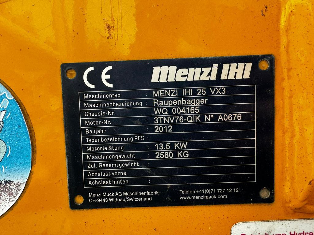 IHI 25VX3, 2.5ton, SWISS Machine  - crédit-bail IHI 25VX3, 2.5ton, SWISS Machine: photos 9