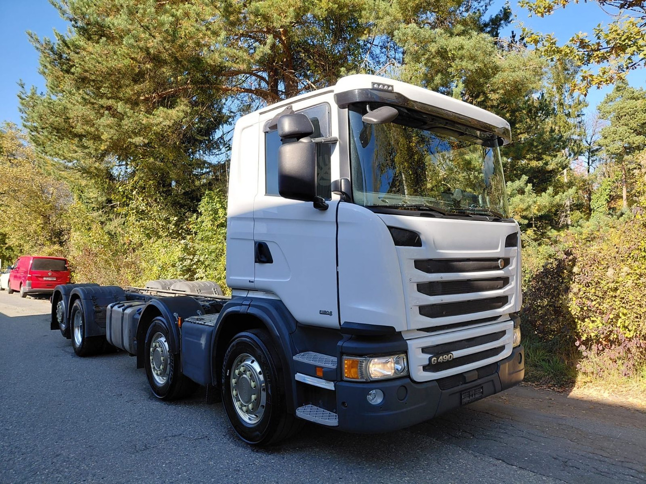 Scania G490 8x2, ADR, Retarder, Opticruise, Fahrgestell - Châssis cabine: photos 1 Scania G490 8x2, ADR, Retarder, Opticruise, Fahrgestell - Châssis cabine: photos 1