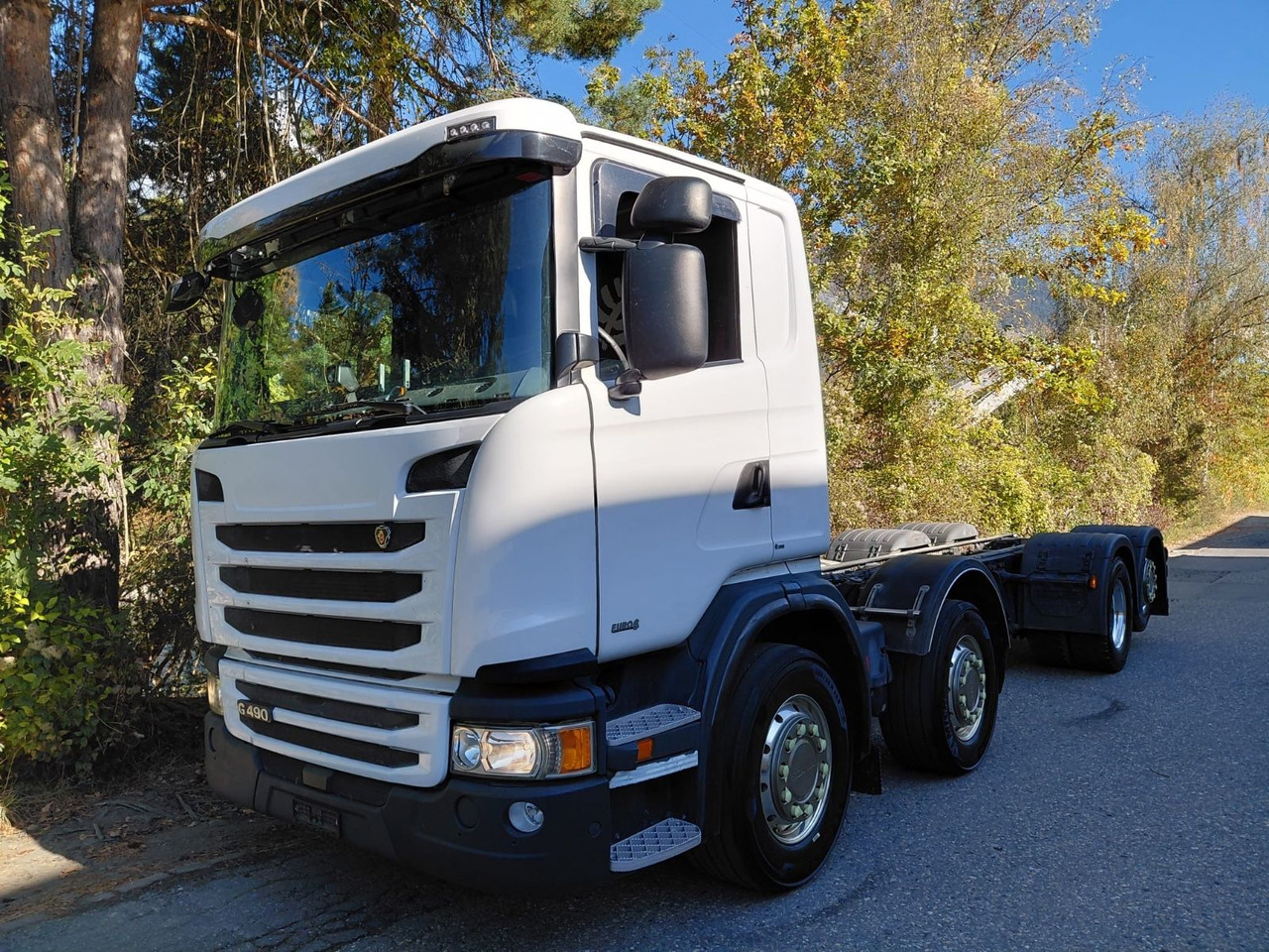 Scania G490 8x2, ADR, Retarder, Opticruise, Fahrgestell - Châssis cabine: photos 2 Scania G490 8x2, ADR, Retarder, Opticruise, Fahrgestell - Châssis cabine: photos 2