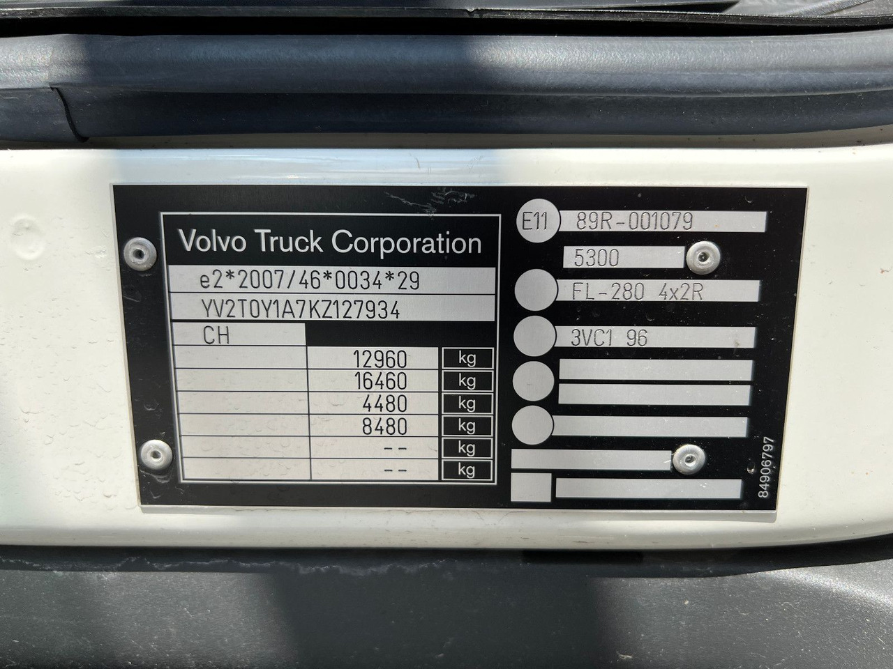 Camion chevaux Volvo FL280 4x2, E6, Wohnwagen + 2 Pferdeplaetze Volvo FL280 4x2, E6, 7.40m Chassis, Fahrgestell: photos 18