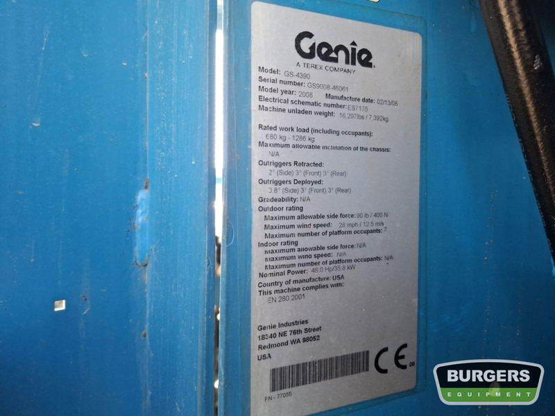 Nacelle ciseaux Genie GS4390 RT: photos 9