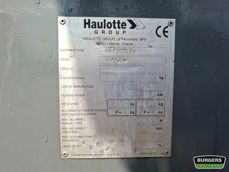 Haulotte HA12IP Nieuwe Accus - Nacelle articulée: photos 5 Haulotte HA12IP Nieuwe Accus - Nacelle articulée: photos 5