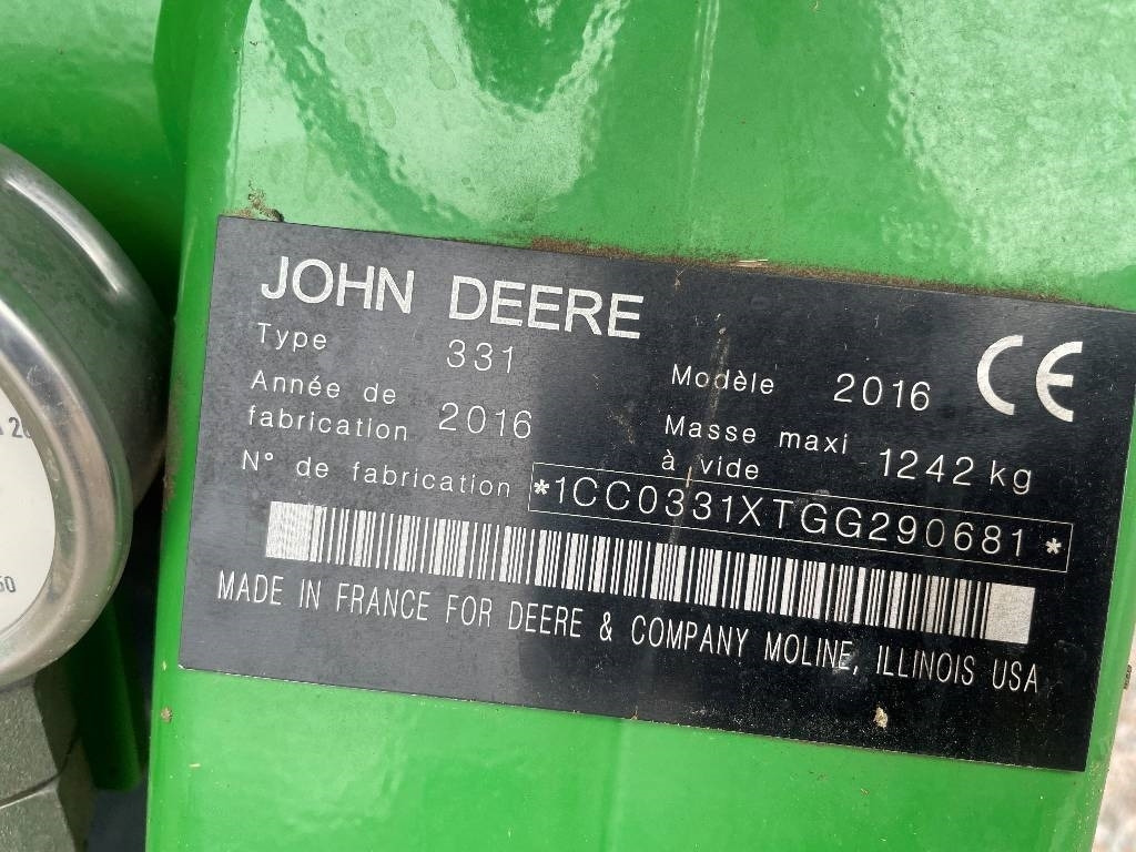John Deere 331 Dismantled: only spare parts - Faucheuse: photos 3 John Deere 331 Dismantled: only spare parts - Faucheuse: photos 3