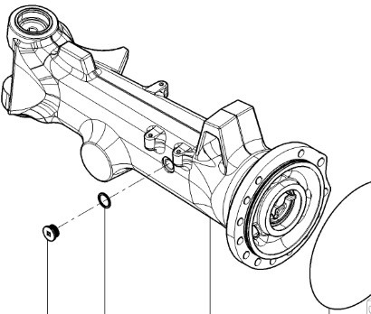 CLAAS Arion 610 660 Korpus Obudowa Pochwa Przedniej Osi 0011657710 0011638410 - Essieu avant pour Machine agricole: photos 2 CLAAS Arion 610 660 Korpus Obudowa Pochwa Przedniej Osi 0011657710 0011638410 - Essieu avant pour Machine agricole: photos 2