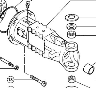 CLAAS Targo K70 Obudowa Przedniej Osi Pochwa 0003199890 00 0319 989 0 - Essieu et pièces pour Matériel de manutention: photos 1 CLAAS Targo K70 Obudowa Przedniej Osi Pochwa 0003199890 00 0319 989 0 - Essieu et pièces pour Matériel de manutention: photos 1