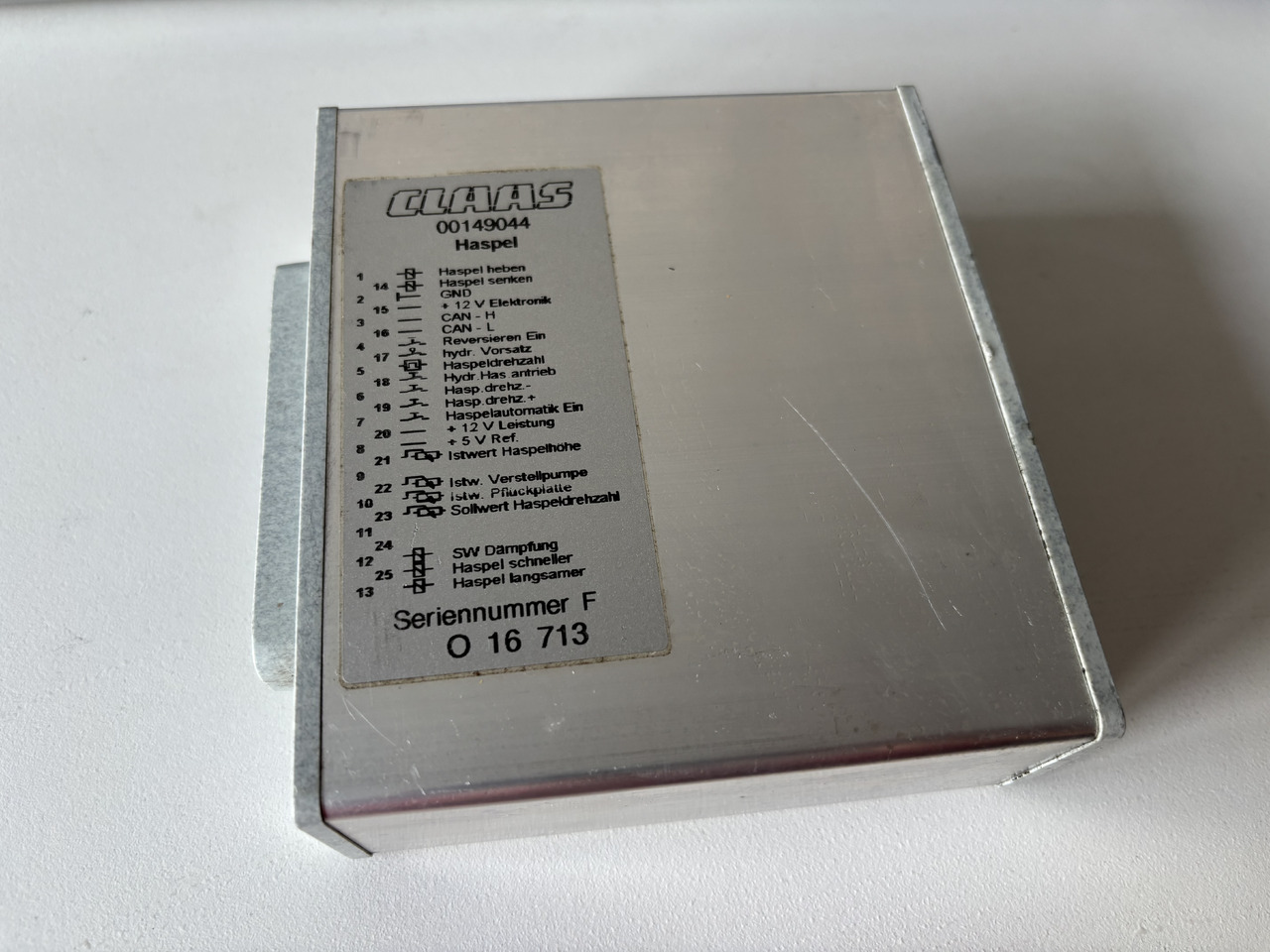 Claas LEXION 500-600 Moduł Sterownik Haspel 00 0014 904 4 00149044 - Bloc de gestion pour Moissonneuse-batteuse: photos 1 Claas LEXION 500-600 Moduł Sterownik Haspel 00 0014 904 4 00149044 - Bloc de gestion pour Moissonneuse-batteuse: photos 1