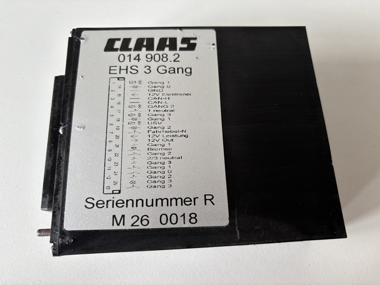 Claas LEXION 510 530 540 560 580 Moduł Sterownik EHS 3 Gang 00 0014 908 4 014908.X - Bloc de gestion pour Moissonneuse-batteuse: photos 3 Claas LEXION 510 530 540 560 580 Moduł Sterownik EHS 3 Gang 00 0014 908 4 014908.X - Bloc de gestion pour Moissonneuse-batteuse: photos 3