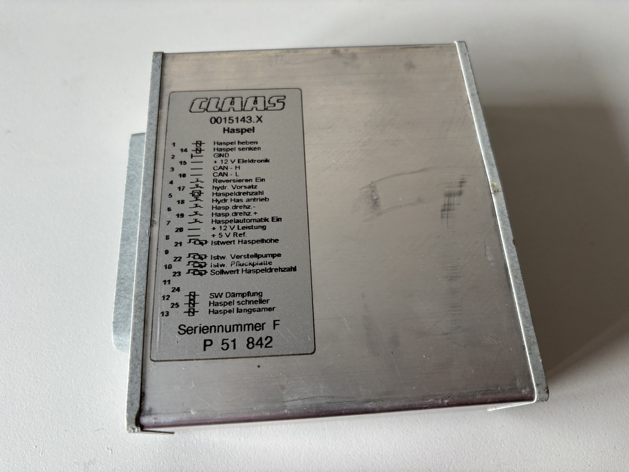 Claas LEXION 540-600 Haspel Sterownik Moduł 0015143.x 00 0015 143 3 - Bloc de gestion pour Moissonneuse-batteuse: photos 1 Claas LEXION 540-600 Haspel Sterownik Moduł 0015143.x 00 0015 143 3 - Bloc de gestion pour Moissonneuse-batteuse: photos 1