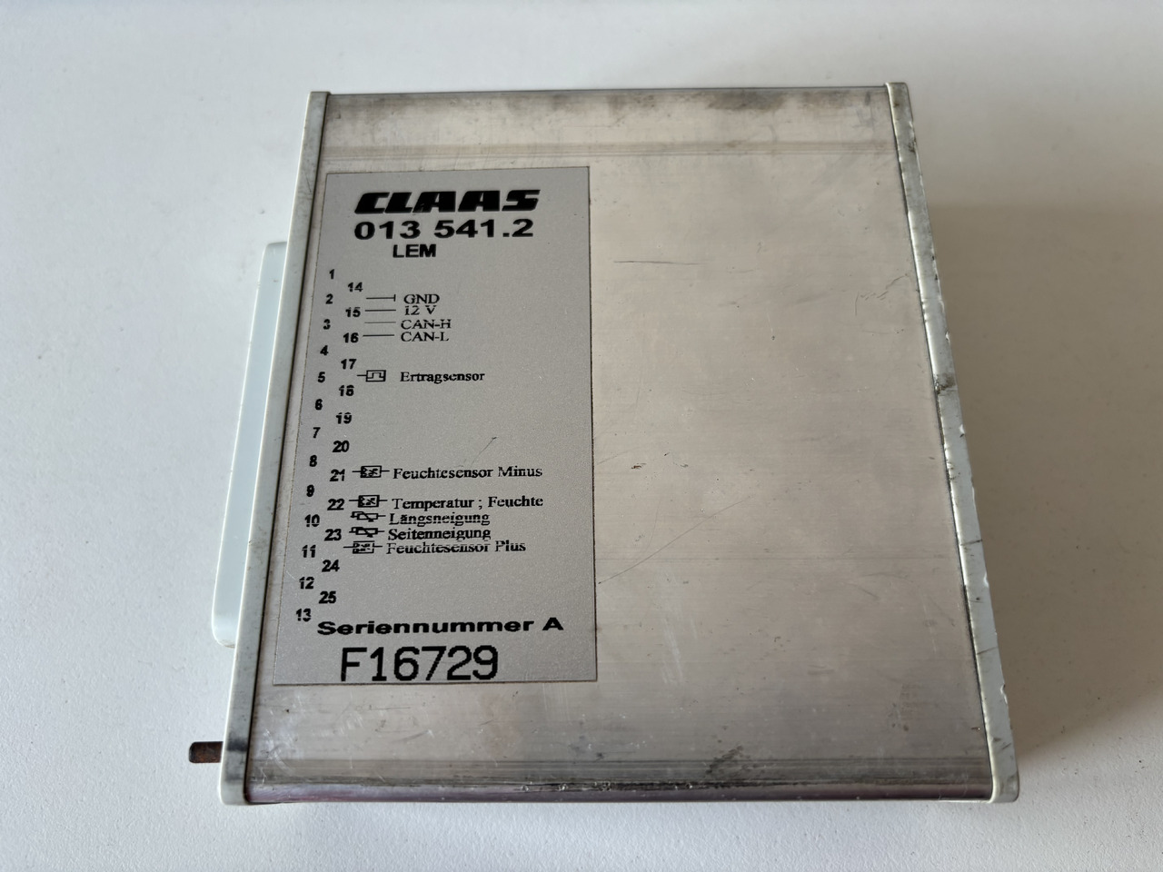Claas Lexion 410 420 430 460 480 Moduł Steronik LEM 013541.2 013541.2 - Bloc de gestion pour Moissonneuse-batteuse: photos 1 Claas Lexion 410 420 430 460 480 Moduł Steronik LEM 013541.2 013541.2 - Bloc de gestion pour Moissonneuse-batteuse: photos 1