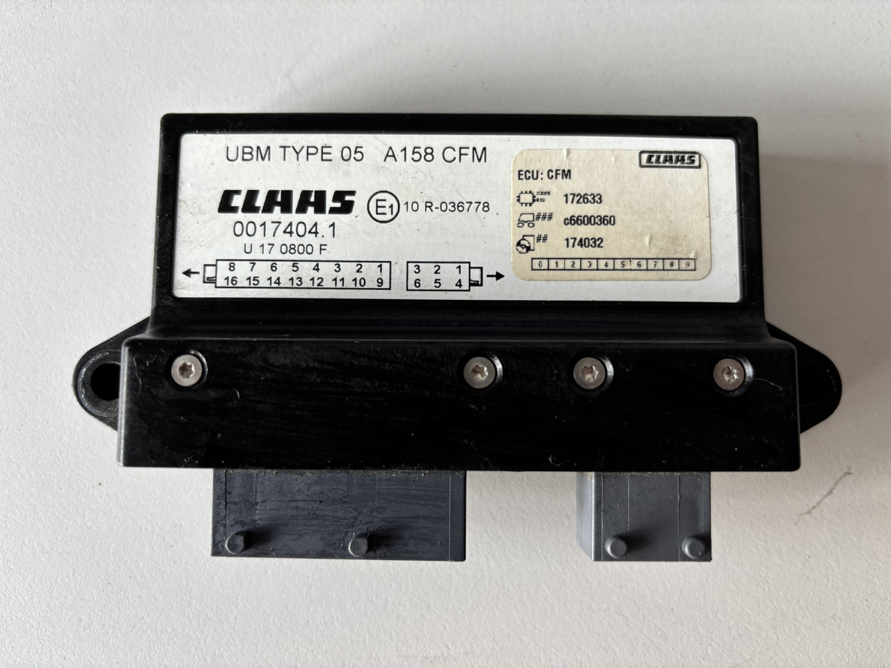 Claas Lexion 620-780 Moduł Sterownik 00174041 00 0017 404 1 - Bloc de gestion pour Moissonneuse-batteuse: photos 1 Claas Lexion 620-780 Moduł Sterownik 00174041 00 0017 404 1 - Bloc de gestion pour Moissonneuse-batteuse: photos 1