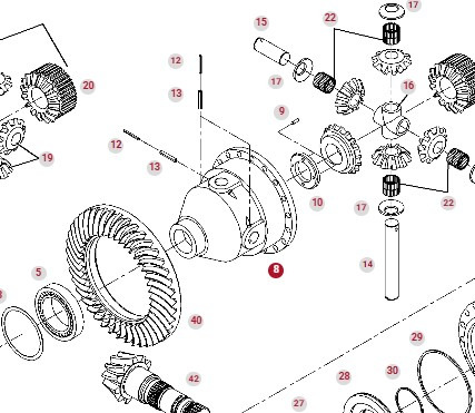 Fendt 924 927 930 933 936 Vario Valtra Obudowa Mechanizmu Różnicowego 934152010260 - Essieu et pièces pour Machine agricole: photos 2 Fendt 924 927 930 933 936 Vario Valtra Obudowa Mechanizmu Różnicowego 934152010260 - Essieu et pièces pour Machine agricole: photos 2