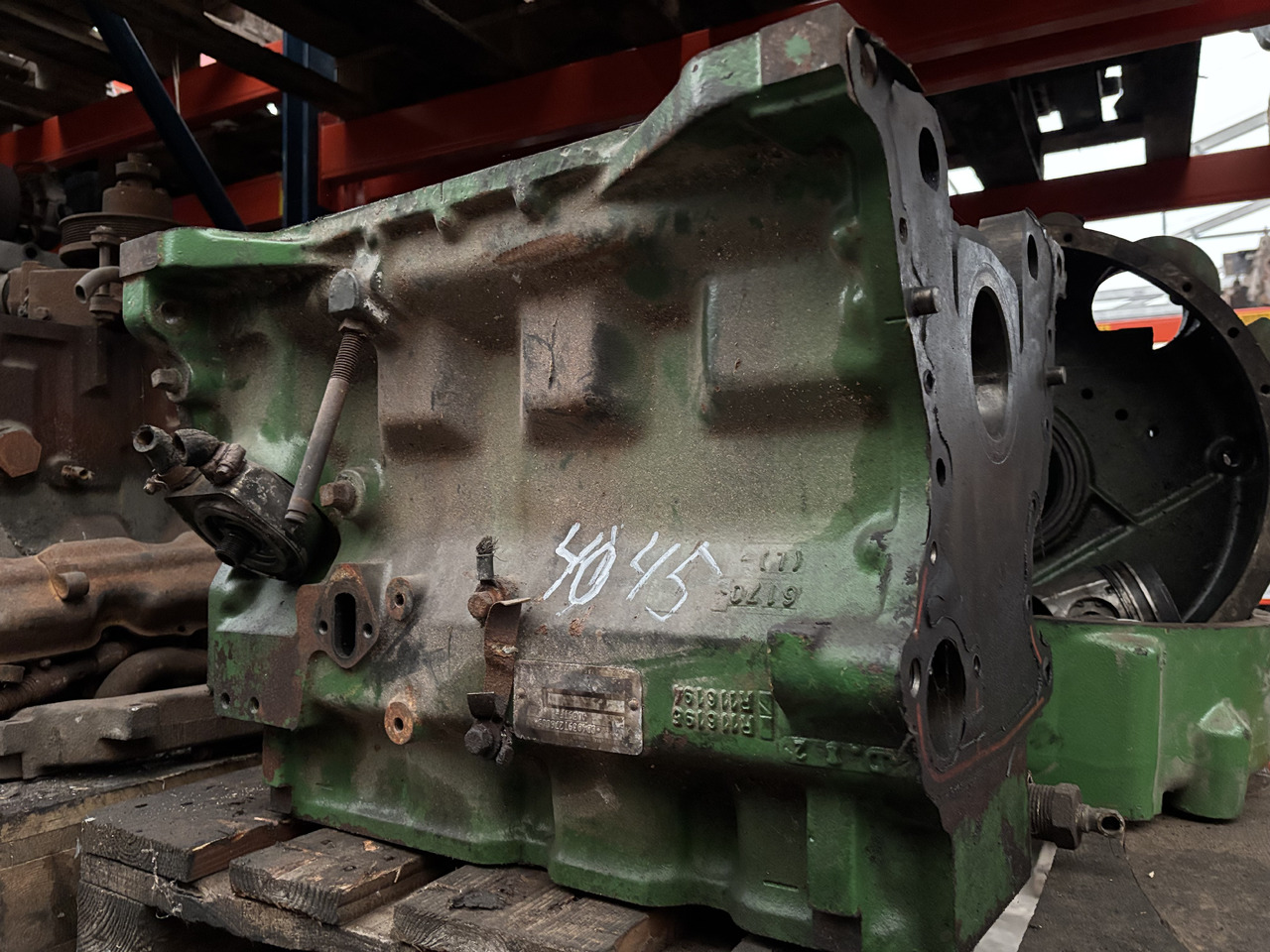 John Deere 4039TF 4045 R116195 R11619 R121421 Blok Silnika Tłoki Obudowa Koła Zamachowego CZĘŚCI - Bloc-cylindres pour Machine agricole: photos 1 John Deere 4039TF 4045 R116195 R11619 R121421 Blok Silnika Tłoki Obudowa Koła Zamachowego CZĘŚCI - Bloc-cylindres pour Machine agricole: photos 1