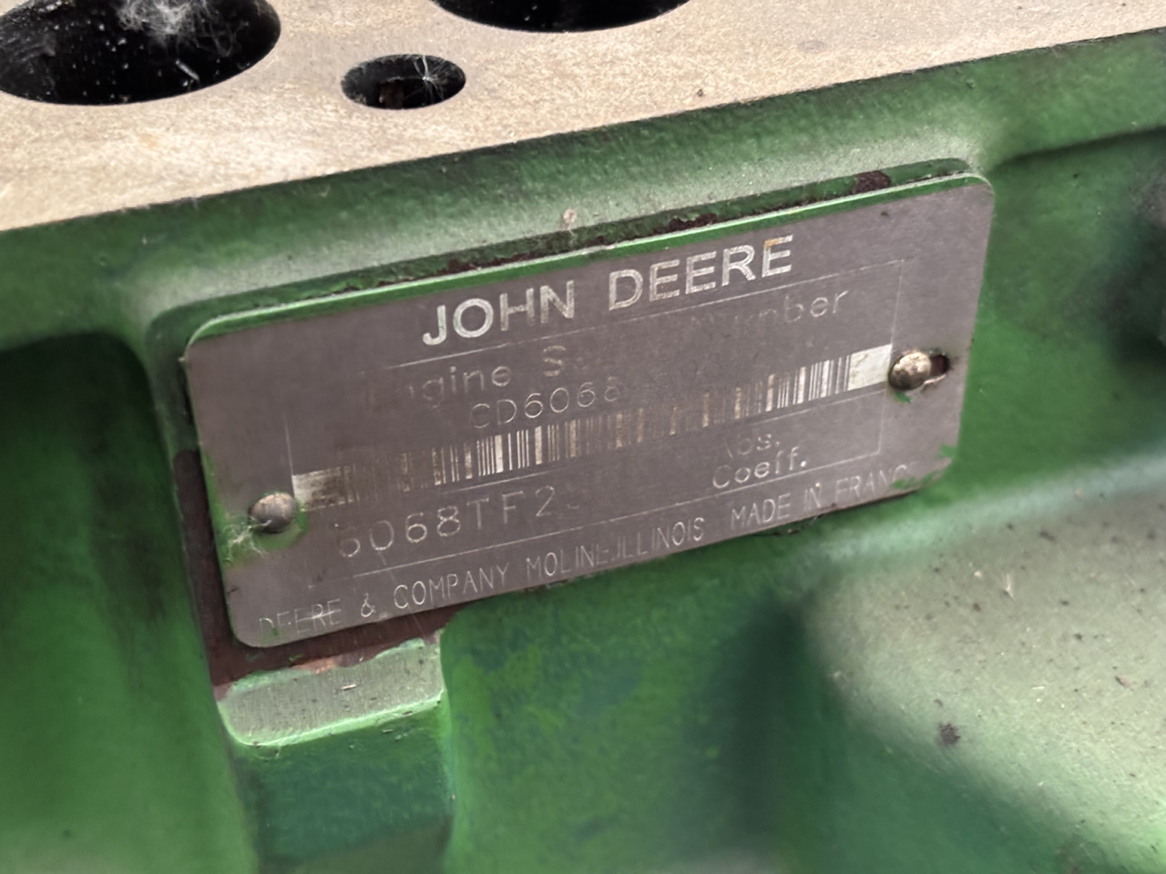 John Deere 6068 6068TF250 R119565 Blok Silnika - Bloc-cylindres pour Machine agricole: photos 2 John Deere 6068 6068TF250 R119565 Blok Silnika - Bloc-cylindres pour Machine agricole: photos 2