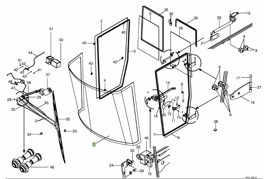Krone Big M II - silnik wycieraczek 002204100 - Essuie-glace pour Machine agricole: photos 1 Krone Big M II - silnik wycieraczek 002204100 - Essuie-glace pour Machine agricole: photos 1