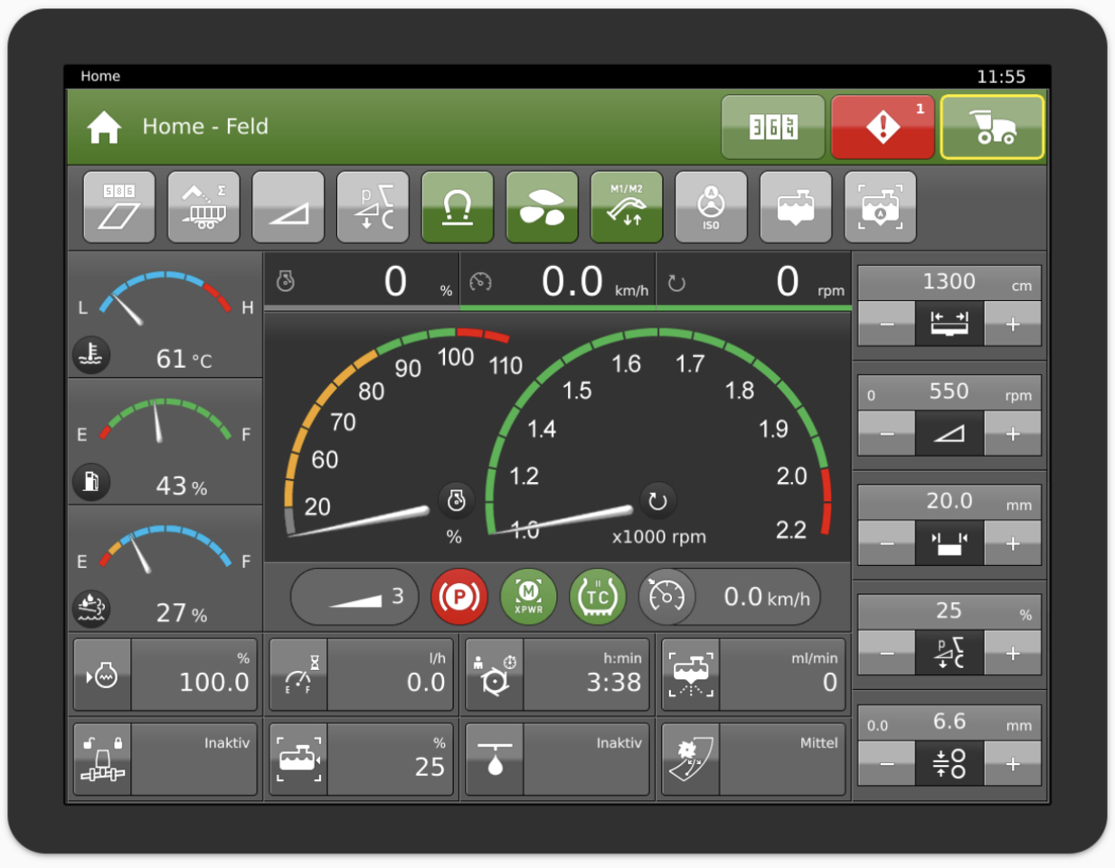 Krone BigX 780 Terminal X-Touch 12 - Panel de instrumentos pour Machine agricole: photos 1 Krone BigX 780 Terminal X-Touch 12 - Panel de instrumentos pour Machine agricole: photos 1