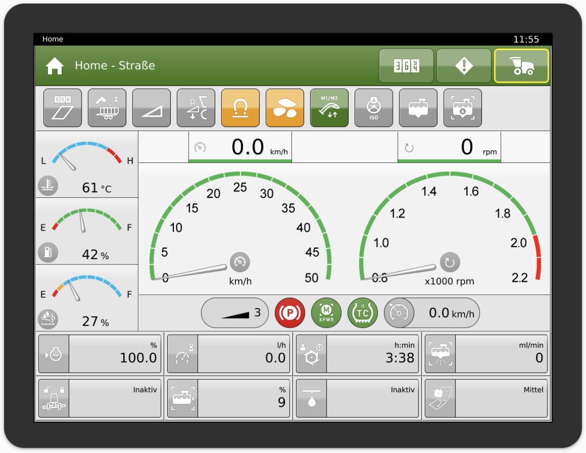 Krone BigX 780 Terminal X-Touch 12 - Panel de instrumentos pour Machine agricole: photos 2 Krone BigX 780 Terminal X-Touch 12 - Panel de instrumentos pour Machine agricole: photos 2