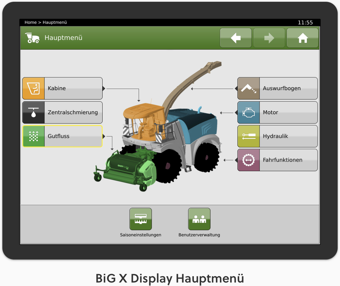 Krone BigX 780 Terminal X-Touch 12 - Panel de instrumentos pour Machine agricole: photos 3 Krone BigX 780 Terminal X-Touch 12 - Panel de instrumentos pour Machine agricole: photos 3