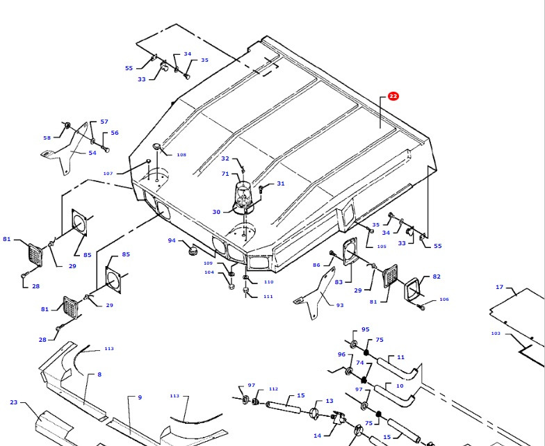 Massey Fergusson MF 30 32 - lampa przednia reflektor D45080002 - Feu avant pour Machine agricole: photos 1 Massey Fergusson MF 30 32 - lampa przednia reflektor D45080002 - Feu avant pour Machine agricole: photos 1