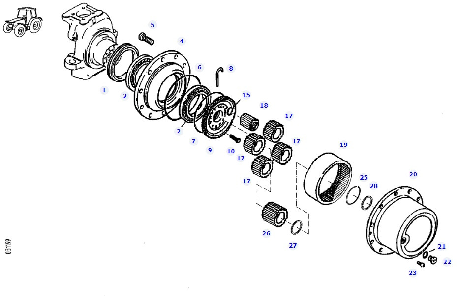 Fendt 927 930 933 936 - wałek słoneczny przekładni 926301020100 - Pièces de rechange pour Engins de chantier: photos 1 Fendt 927 930 933 936 - wałek słoneczny przekładni 926301020100 - Pièces de rechange pour Engins de chantier: photos 1