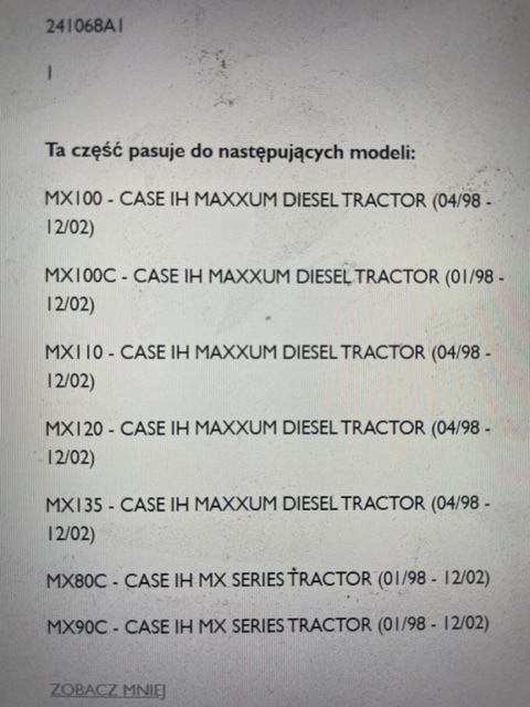 MX110 | MX120 | MX130 | MX135 - Case 241068A1 - Obudowa Podnośnika WOM - Pièces de rechange pour Tracteur agricole: photos 3 MX110 | MX120 | MX130 | MX135 - Case 241068A1 - Obudowa Podnośnika WOM - Pièces de rechange pour Tracteur agricole: photos 3