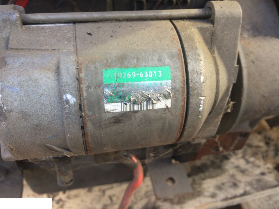 Rozrusznik denso 19269 Kubota d277 - Démarreur pour Machine agricole: photos 2 Rozrusznik denso 19269 Kubota d277 - Démarreur pour Machine agricole: photos 2