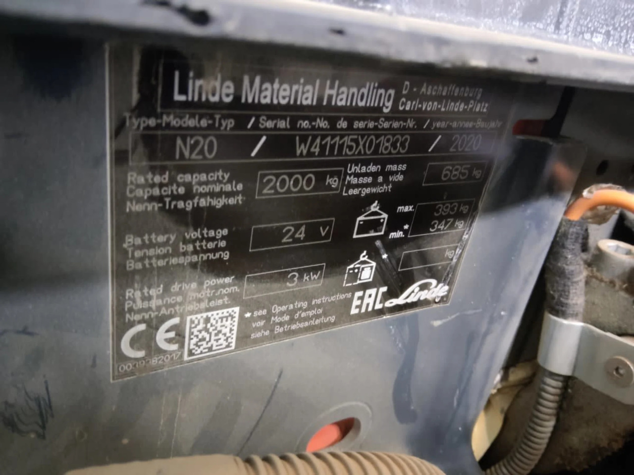 Linde N20/2400mm - Préparateur de commandes: photos 5 Linde N20/2400mm - Préparateur de commandes: photos 5