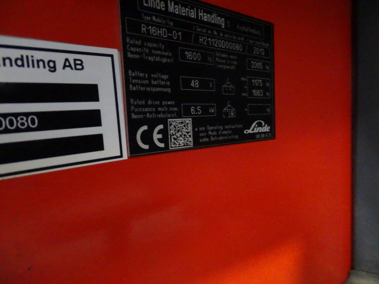 Linde R16HD-01 - Chariot à mât rétractable: photos 5 Linde R16HD-01 - Chariot à mât rétractable: photos 5