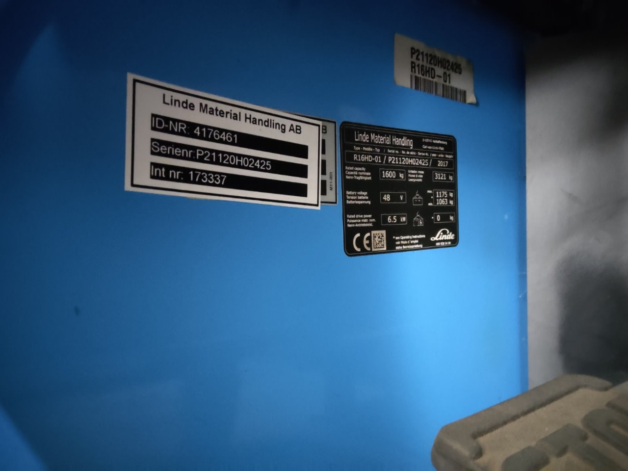 Linde R16HD - Chariot à mât rétractable: photos 5 Linde R16HD - Chariot à mât rétractable: photos 5