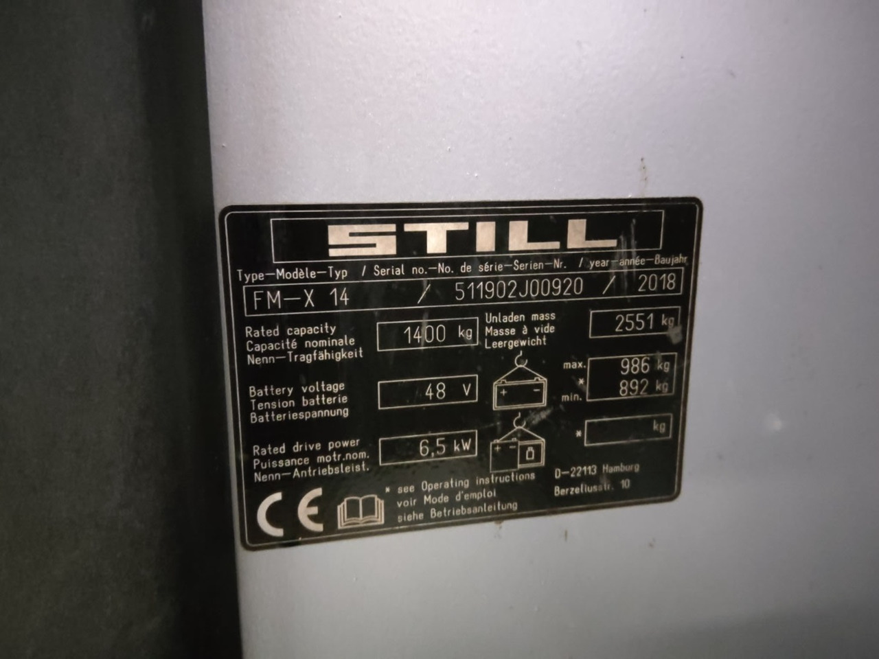 STILL FM-X14 - Chariot à mât rétractable: photos 4 STILL FM-X14 - Chariot à mât rétractable: photos 4