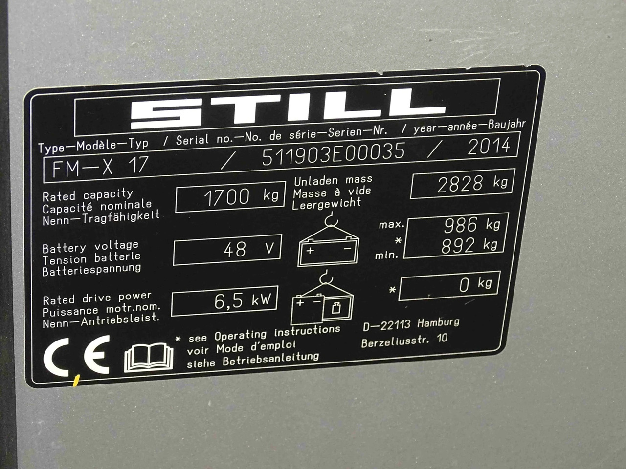 STILL FM-X17 - Chariot à mât rétractable: photos 5 STILL FM-X17 - Chariot à mât rétractable: photos 5
