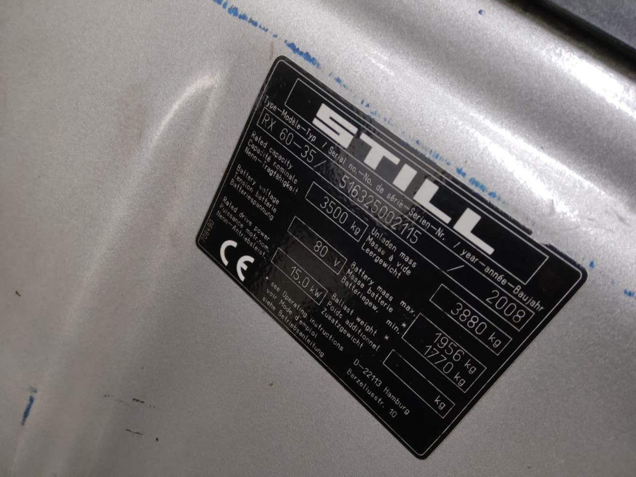 STILL RX60-35 - Chariot élévateur électrique: photos 5 STILL RX60-35 - Chariot élévateur électrique: photos 5