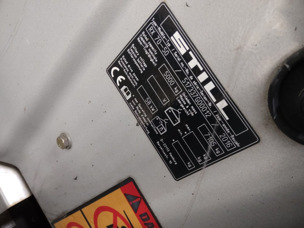 STILL RX70-50T - Chariot élévateur à gaz: photos 5 STILL RX70-50T - Chariot élévateur à gaz: photos 5