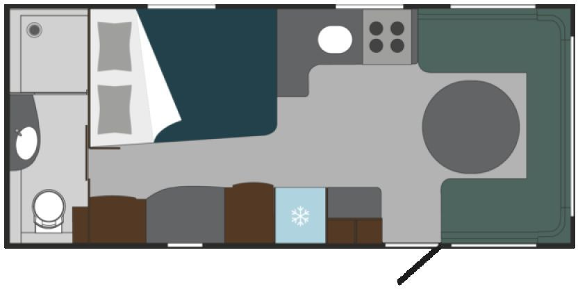 Polar Blueline 590 BFW WINTERFEST MODELL 2025 - Caravane: photos 2 Polar Blueline 590 BFW WINTERFEST MODELL 2025 - Caravane: photos 2