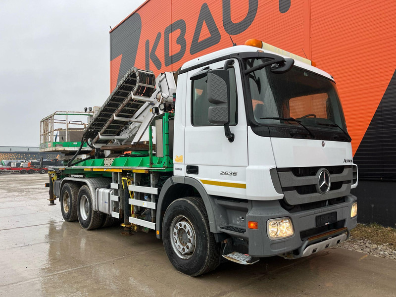 Mercedes-Benz Actros 2636 6x4 Esslift 1000 / lifting cylinders missing ! - Camion, Camion grue: photos 4 Mercedes-Benz Actros 2636 6x4 Esslift 1000 / lifting cylinders missing ! - Camion, Camion grue: photos 4