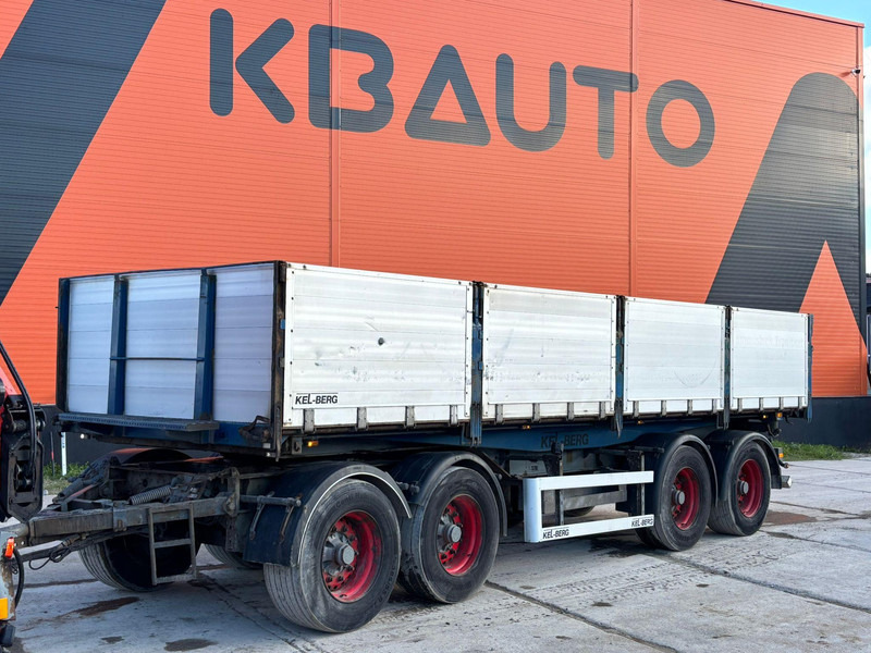 KEL-BERG D32B4 BPW AXLES / EXTENDABLE DRAWBAR / BOX L=7605 mm - Remorque plateau: photos 1 KEL-BERG D32B4 BPW AXLES / EXTENDABLE DRAWBAR / BOX L=7605 mm - Remorque plateau: photos 1