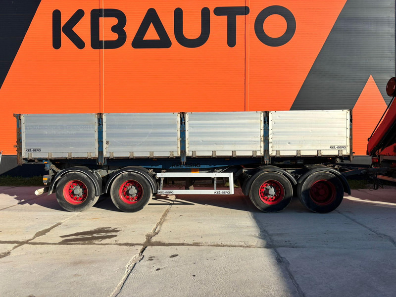 Remorque plateau KEL-BERG D32B4 BPW AXLES / EXTENDABLE DRAWBAR / BOX L=7605 mm: photos 8 Remorque plateau KEL-BERG D32B4 BPW AXLES / EXTENDABLE DRAWBAR / BOX L=7605 mm: photos 8