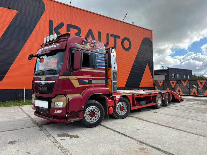 MAN TGS 35.480 8x4H-6 HYDRODRIVE / PLATFORM L=9160 mm / WINCH - Camion porte-voitures: photos 2 MAN TGS 35.480 8x4H-6 HYDRODRIVE / PLATFORM L=9160 mm / WINCH - Camion porte-voitures: photos 2