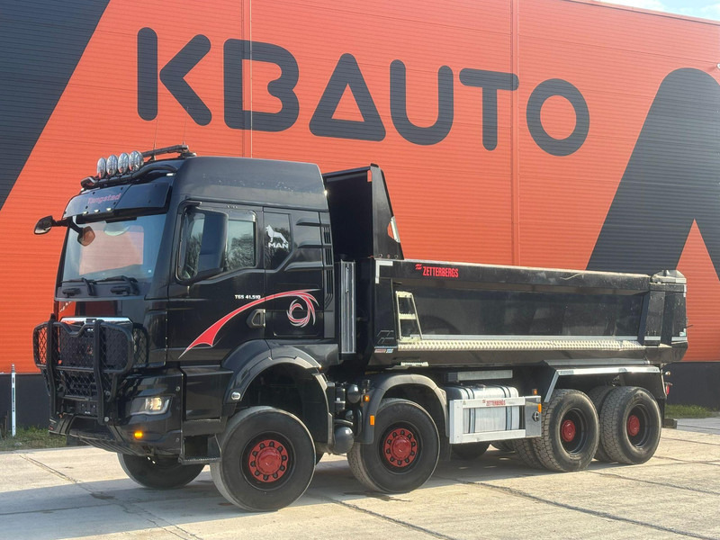 MAN TGS 41.510 8x8 FULL STEEL / PRITARDER / BOX L=5957 mm - Camion benne: photos 1 MAN TGS 41.510 8x8 FULL STEEL / PRITARDER / BOX L=5957 mm - Camion benne: photos 1