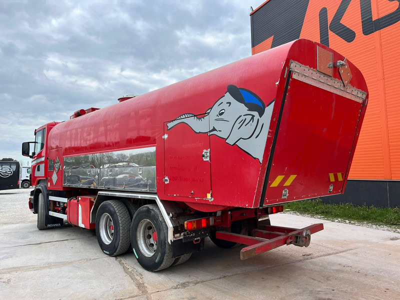 Camion citerne pour transport de carburant Scania R 420 6x2 ADR / STAINLESS STEEL TANK 9500 l / FULL STEEL SUSPENSION: photos 8
