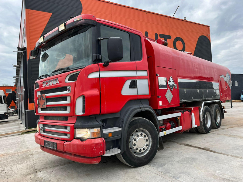 Scania R 420 6x2 ADR / STAINLESS STEEL TANK 9500 l / FULL STEEL SUSPENSION - Camion citerne: photos 2 Scania R 420 6x2 ADR / STAINLESS STEEL TANK 9500 l / FULL STEEL SUSPENSION - Camion citerne: photos 2