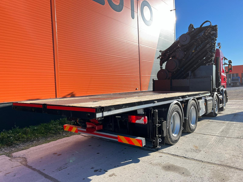 Scania R 520 8x4 COMBI / HIAB 1058E-8 + JIB / PLATFORM L=6269 mm - Camion plateau, Camion grue: photos 5 Scania R 520 8x4 COMBI / HIAB 1058E-8 + JIB / PLATFORM L=6269 mm - Camion plateau, Camion grue: photos 5