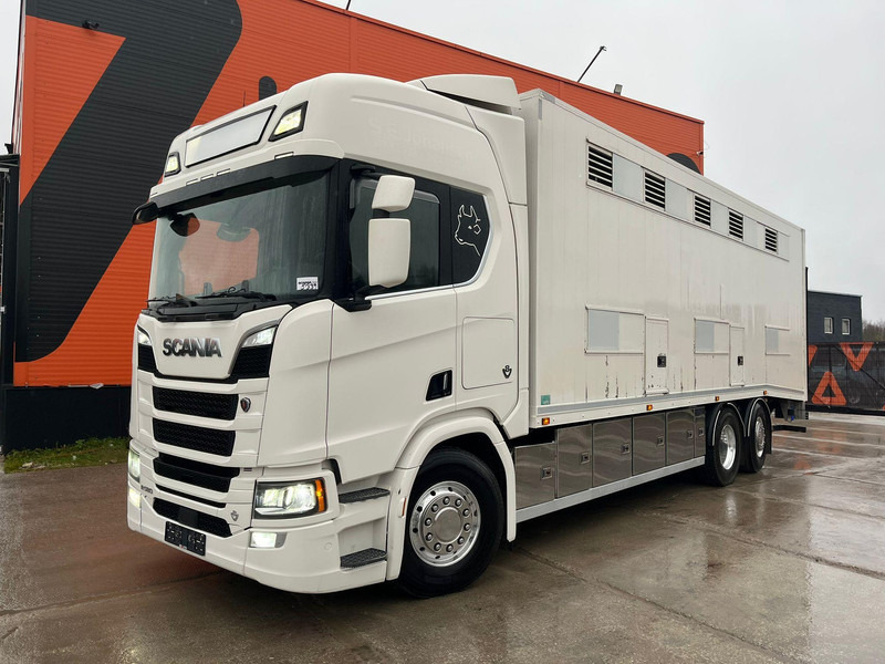 Scania R 580 6x2*4 RETARDER / BOX L=8168 mm - Camion bétaillère: photos 2 Scania R 580 6x2*4 RETARDER / BOX L=8168 mm - Camion bétaillère: photos 2