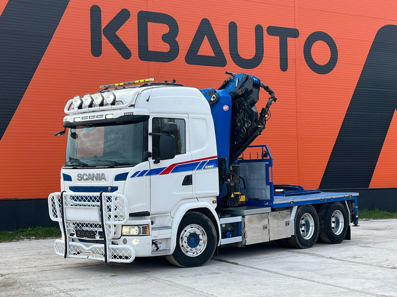 Scania G 490 6x2 HMF 5020 K6 + JIB / RETARDER - Tracteur routier: photos 2 Scania G 490 6x2 HMF 5020 K6 + JIB / RETARDER - Tracteur routier: photos 2