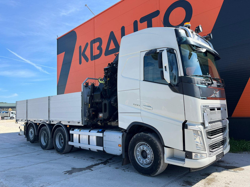 Volvo FH 500 8x4*4 HIAB 408E-6 + JIB / PLATFORM L=6434 mm - Camion plateau, Camion grue: photos 4 Volvo FH 500 8x4*4 HIAB 408E-6 + JIB / PLATFORM L=6434 mm - Camion plateau, Camion grue: photos 4