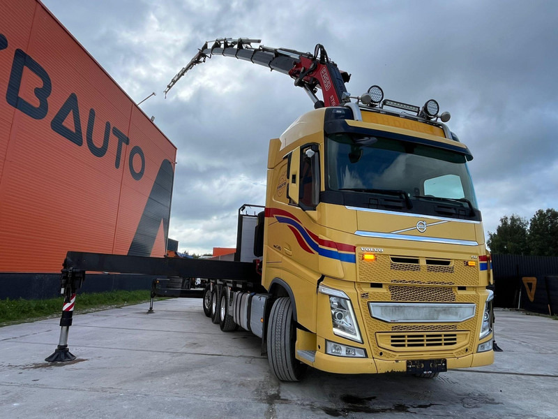 Camion plateau, Camion grue Volvo FH 540 8x4*4 FASSI F710RA2.26 + JIB / PLATFORM L=6314 mm: photos 8