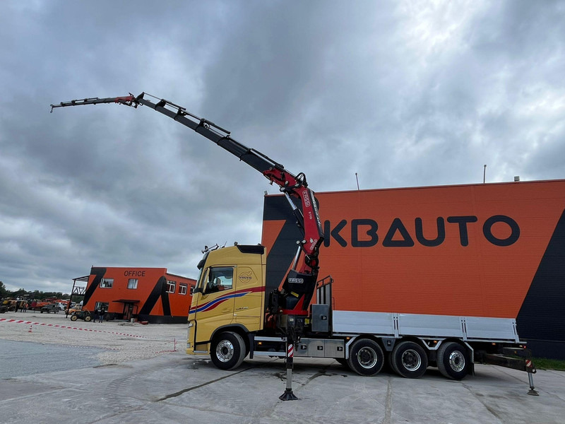 Camion plateau, Camion grue Volvo FH 540 8x4*4 FASSI F710RA2.26 + JIB / PLATFORM L=6314 mm: photos 7
