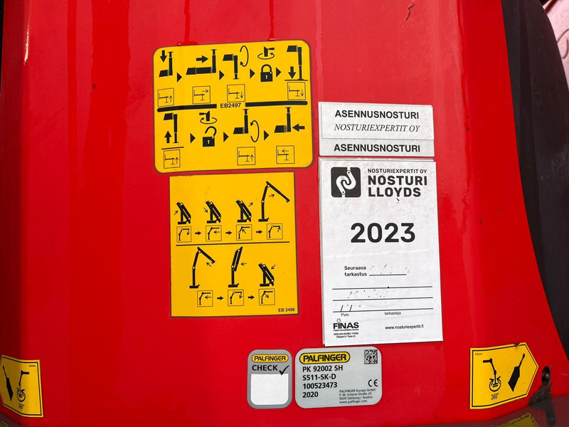 Volvo FH 540 8x4 PK 92002 + JIB + WINCH / PLATFORM L=6341-7344 mm extendable - crédit-bail Volvo FH 540 8x4 PK 92002 + JIB + WINCH / PLATFORM L=6341-7344 mm extendable: photos 13