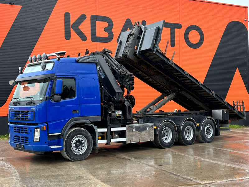 Volvo FM 12 460 8x4*4 HIAB 422 E-5 HIPRO+JIB / HOOK LIFT 20 ton / L=5600 mm / PLATFORM - Camion ampliroll, Camion grue: photos 2 Volvo FM 12 460 8x4*4 HIAB 422 E-5 HIPRO+JIB / HOOK LIFT 20 ton / L=5600 mm / PLATFORM - Camion ampliroll, Camion grue: photos 2