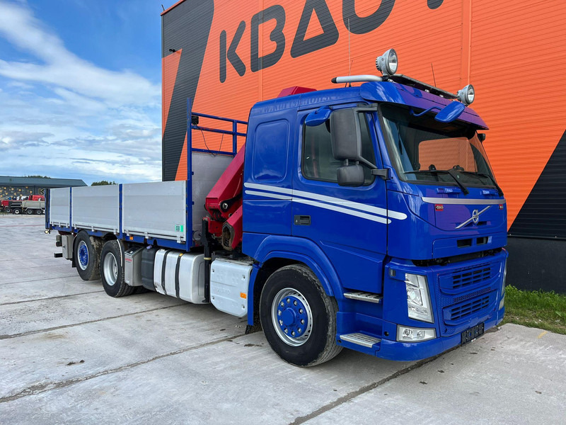 Volvo FM 450 6x4*4 HYDRODRIVE HMF 1820-K5 / 1267 PTO HOURS / PLATFORM L=6240-7240 mm EXTENDABLE - Camion plateau, Camion grue: photos 4 Volvo FM 450 6x4*4 HYDRODRIVE HMF 1820-K5 / 1267 PTO HOURS / PLATFORM L=6240-7240 mm EXTENDABLE - Camion plateau, Camion grue: photos 4